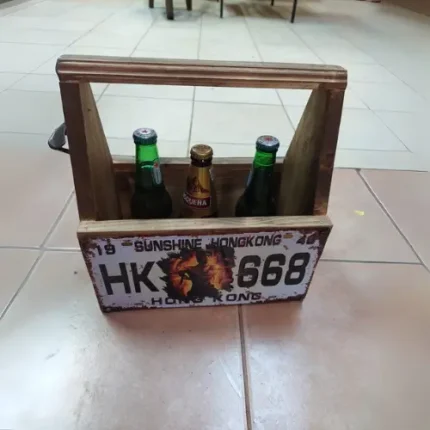 Porta cervezas para 6 botellas